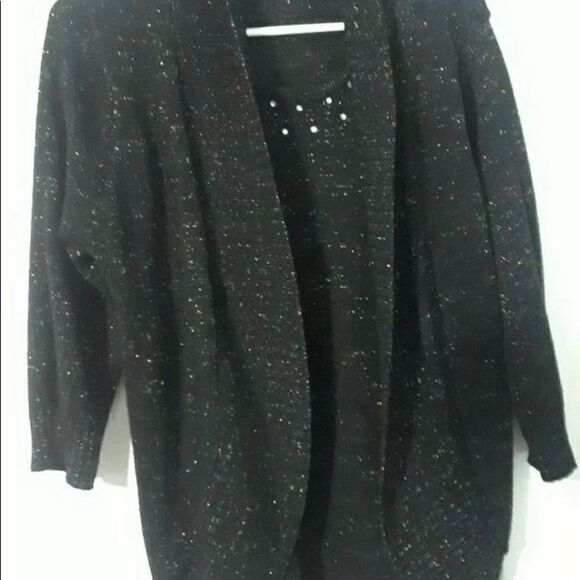 EvelynâTaylorâblackâmetallic âsweatersâCardigans - Picture 2 of 9